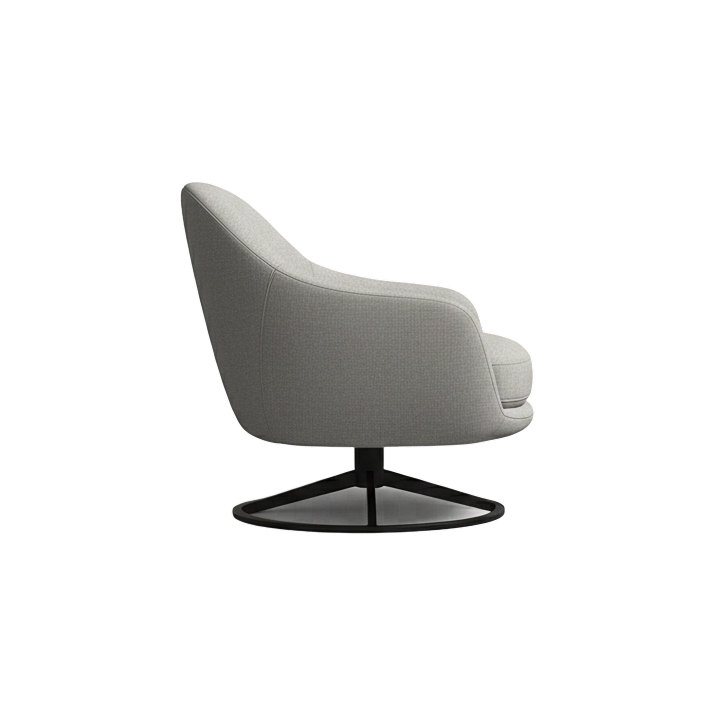 Nova swivel lounge armchair
