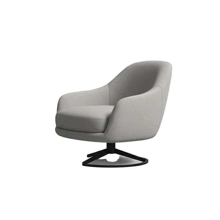 Fauteuil lounge pivotant Nova