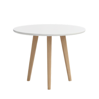 Table ronde blanche Stockholm