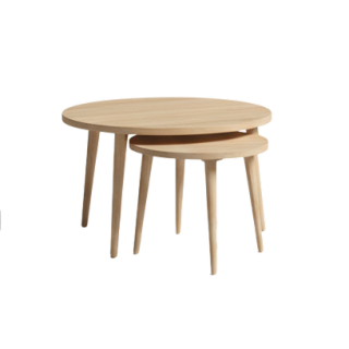 Table basse scandinave duo Fjord
